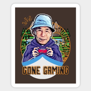 Funny Gamer - Gone Gaming Sticker